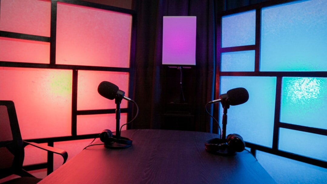video podcast setup