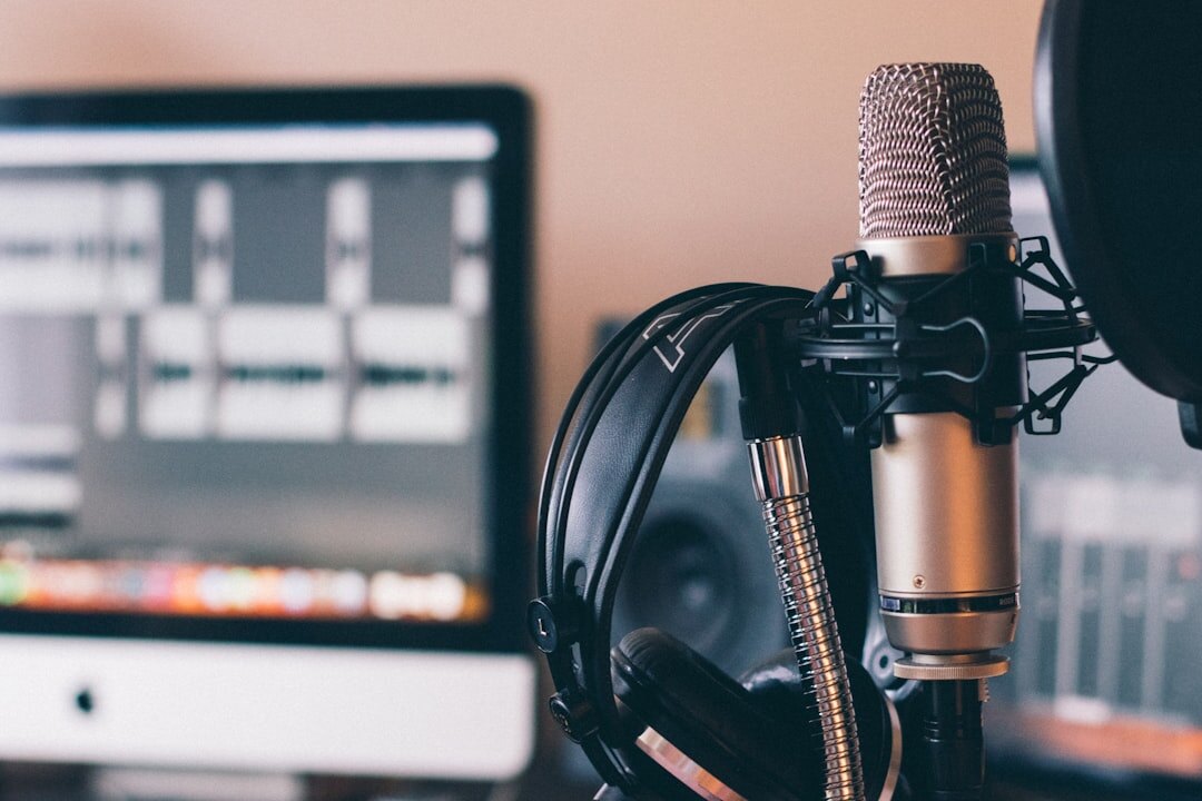 professional podcast setup