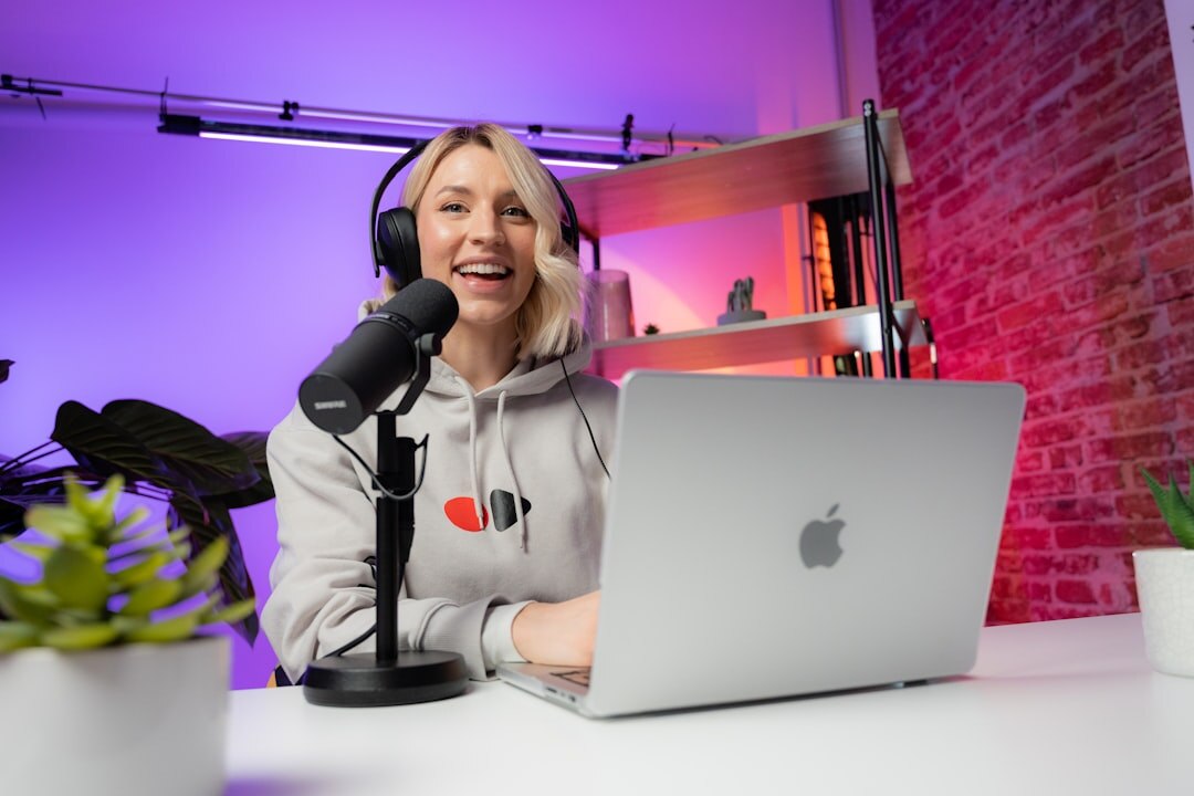 podcast host interviewing guest